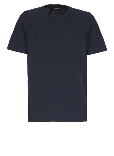 Shop Lardini T-shirts And Polos Blue