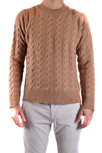 Shop Laneus Sweaters In Camel