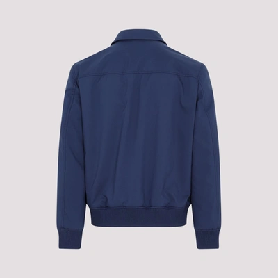 Shop Brioni Blouson Jacket In Blue