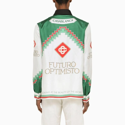 Shop Casablanca Futuro Optimistico Shirt In Print