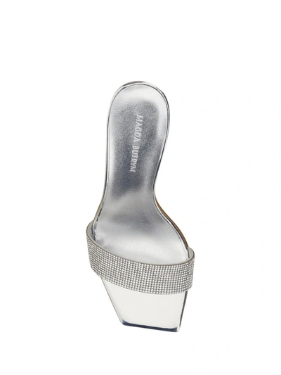Shop Magda Butrym Sandals In Silver Strap