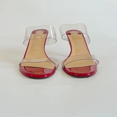 Pre-owned Christian Louboutin Just Loubi Sandals 85, Size 38.5