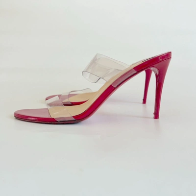 Pre-owned Christian Louboutin Just Loubi Sandals 85, Size 38.5