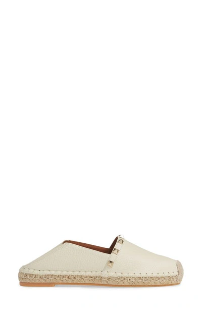 Shop Valentino Garavani Rockstud Espadrille In Ivory