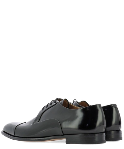 Shop Fabi "city" Lace-up Shoe In Black