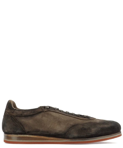 Shop Fabi "jesse" Lace-up Shoes In Brown