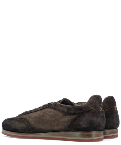 Shop Fabi "jesse" Lace-up Shoes In Brown