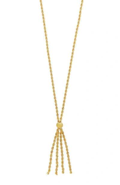 Shop Bony Levy 14k Gold Rope Chain Necklace In Yellow Gold