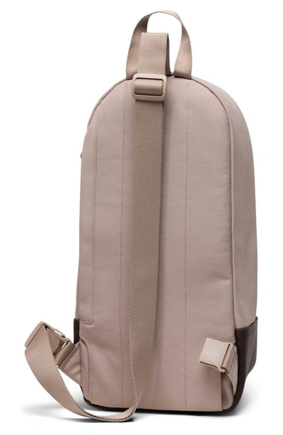 Shop Herschel Supply Co Heritage Shoulder Bag In Light Taupe/chicory Coffee