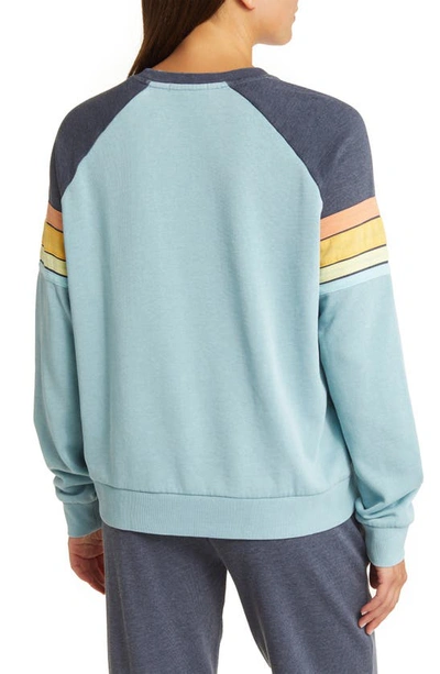 Shop Rip Curl Surf Revival Colorblock Sweatshirt In Navy