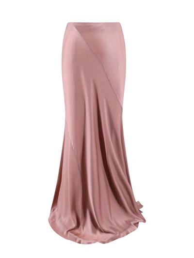 Shop Alberta Ferretti Skirt In Pink