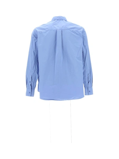 Shop Aspesi Shirts In Light Blue