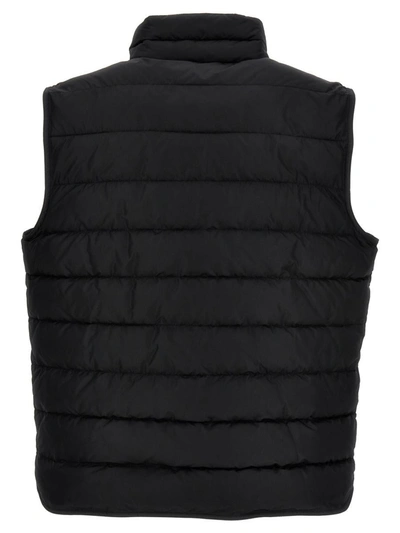 Dolce & Gabbana Black Padded Vest Jacket In Black