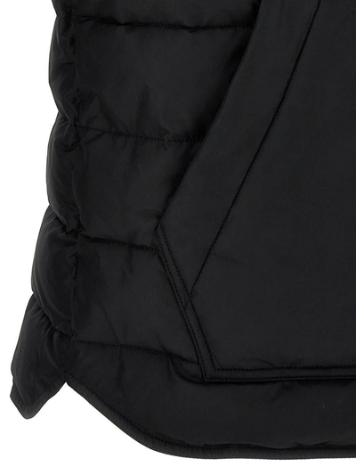 Dolce & Gabbana Black Padded Vest Jacket In Black