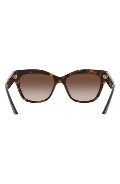 Shop Prada 53mm Cat Eye Sunglasses In Brown Gradient