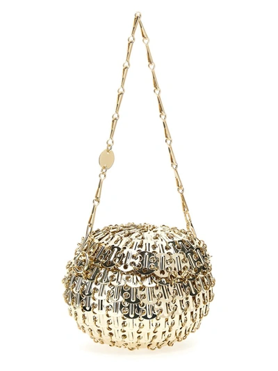 Shop Rabanne Paco  'small 1969 Gold Ball-shaped' Handbag