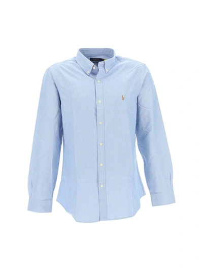 Shop Polo Ralph Lauren Shirts In Bsr Blue