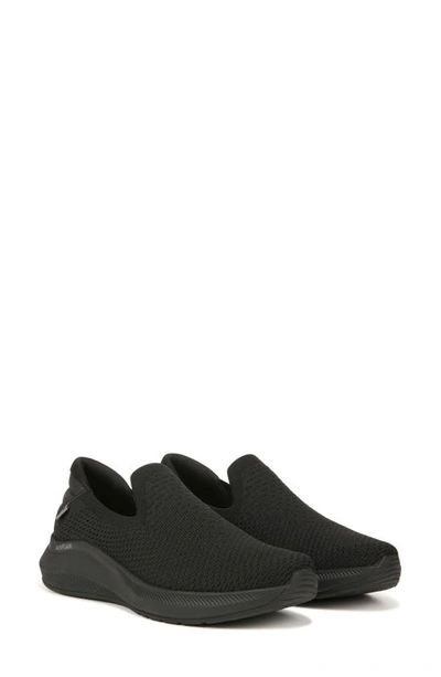 Shop Ryka Fling Knit Slip-on Sneaker In Black