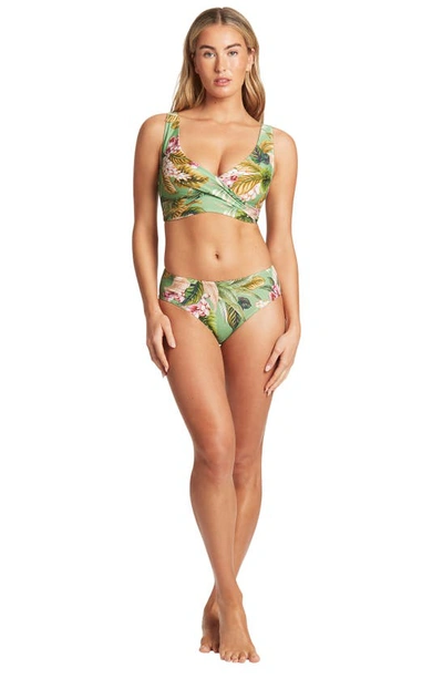 Shop Sea Level Bikini Bottoms In Green
