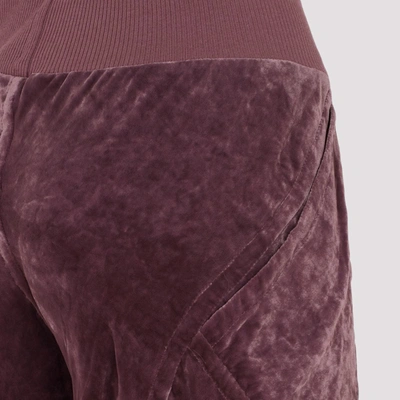 Shop Rick Owens Bias Pants In Pink &amp; Purple
