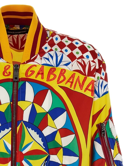 Shop Dolce & Gabbana Carretto Casual Jackets, Parka Multicolor