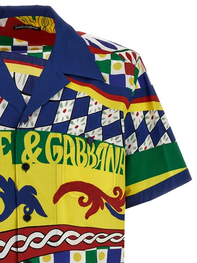Shop Dolce & Gabbana Carretto Shirt, Blouse Multicolor