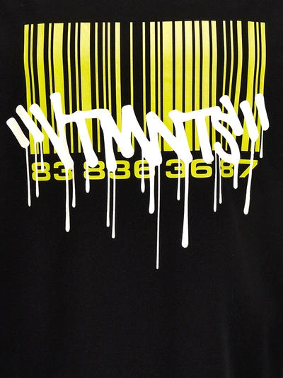 Shop Vtmnts Graffiti Big Scanner T-shirt Black