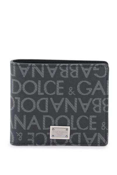 Shop Dolce & Gabbana Jacquard Logo Wallet