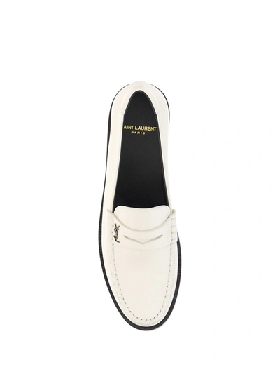 Shop Saint Laurent Leather Loafer