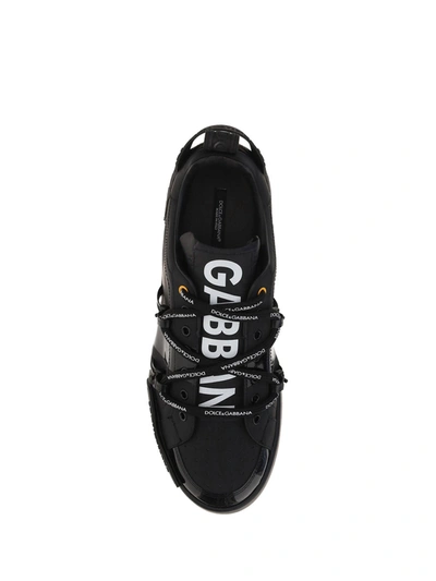 Shop Dolce & Gabbana Sneakers In Nero/bianco