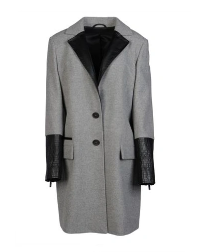 Karl Lagerfeld Coat In Grey