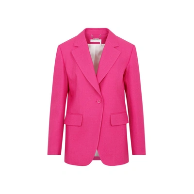 Shop Chloé Jacket In Pink &amp; Purple