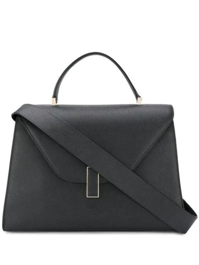 Valextra Oversized Envelope Tote In Nn Nero