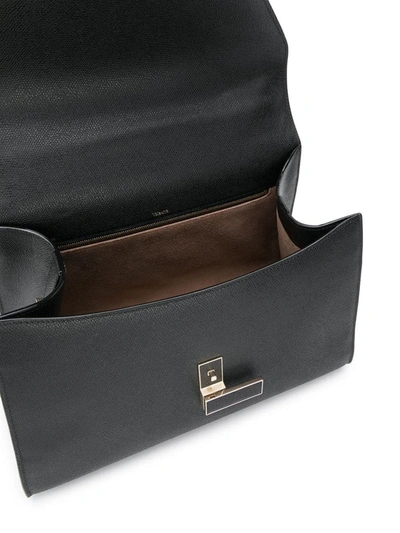 Valextra Oversized Envelope Tote In Nn Nero
