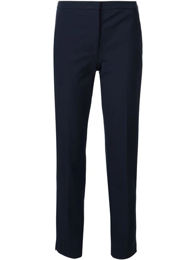 Derek Lam Drake Cropped Trousers In Blue