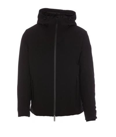 Woolrich Pacific Jacket In Tech Softshell In Black