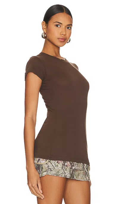Lamade Perfect Basic Tee In Brown