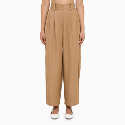 Shop By Malene Birger | Tobacco Acetate Piscali Trousers In Brown