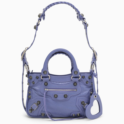 Shop Balenciaga Mauve Neo Cagole Small Tote Bag In Purple
