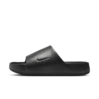 Shop Nike Men's Calm Slides In Black