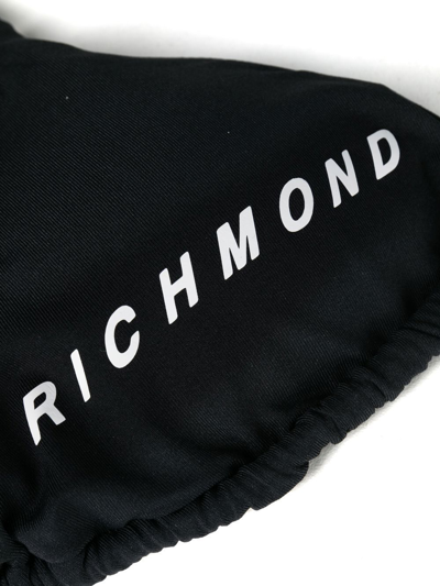 Shop John Richmond Logo Triangle-cup Bikini Set In Black