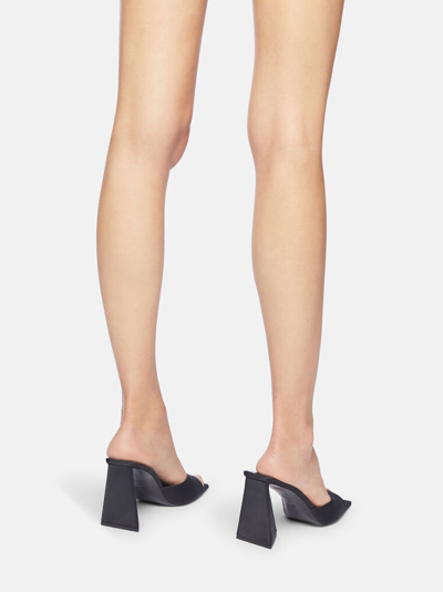 Attico Devon 85mm Patent-leather Mules In Black