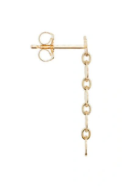 Shop Lana Mini Miami Linear Earrings In 14k Yellow Gold