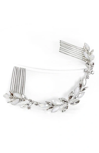 Shop Brides And Hairpins Monroe Halo Comb In Silver