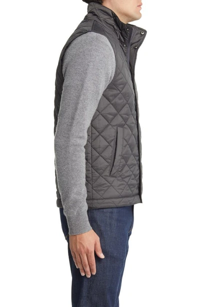 Barbour Barlow Quilted Vest In Charcoal