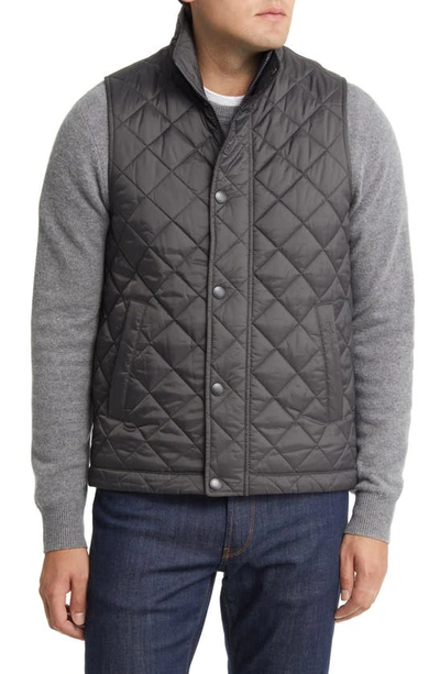Barbour Barlow Quilted Vest In Charcoal