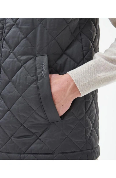Barbour Barlow Quilted Vest In Charcoal