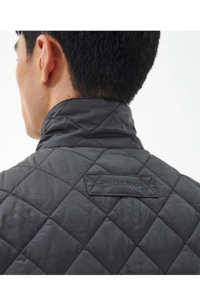 Barbour Barlow Quilted Vest In Charcoal
