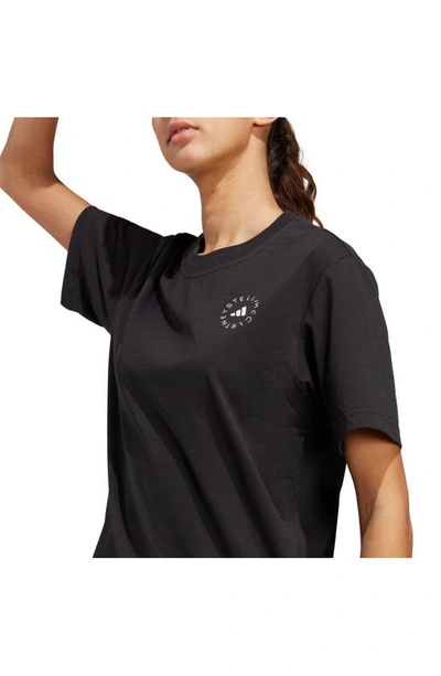 Shop Adidas By Stella Mccartney Truecasuals Oversize T-shirt In Black