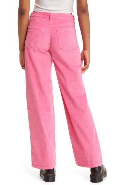 Shop Bp. Corduroy Wide Leg Jeans In Pink Azalea